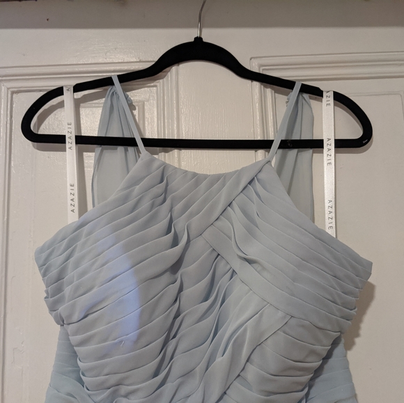 Azazie Ginger Gown in Mist - Picture 5 of 10